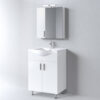Σετ Έπιπλο Μπάνιου - SIENA WHITE 65 9SSI065GL0W Πάγκο 61x34x83cm