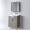 Σετ Έπιπλο Μπάνιου - SIENA SONOMA DARK 65 9SSI065SD0W Πάγκο 61x34x83cm