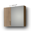 Σετ Έπιπλο Μπάνιου - SIENA SONOMA DARK 90 9SSI090SD0W Πάγκο 90x34x83cm