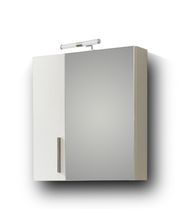 Σετ Έπιπλο Μπάνιου - SIENA WHITE 65 9SSI065GL0W Πάγκο 61x34x83cm