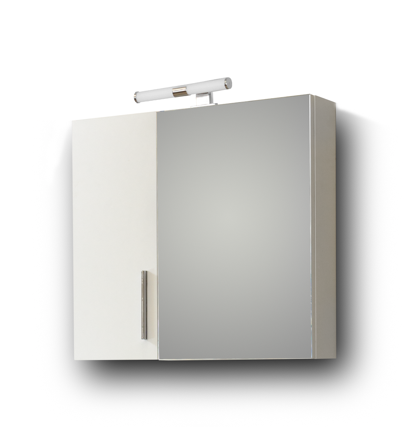 Σετ Έπιπλο Μπάνιου - SIENA WHITE 75 9SSI075GL0W Πάγκο 72x34x83cm