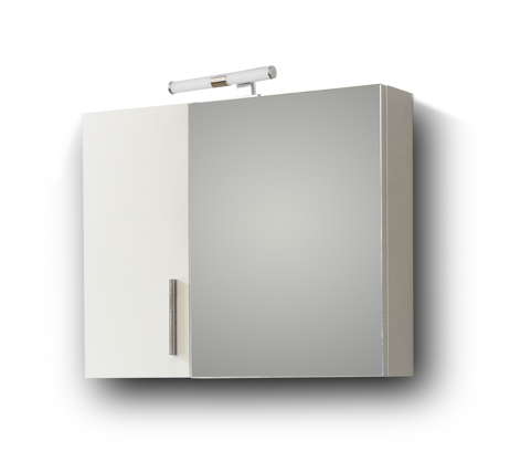 Σετ Έπιπλο Μπάνιου - SIENA WHITE 90 9SSI090GL0W Πάγκο 90x34x83cm