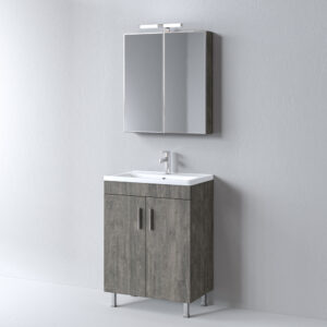 Σετ Έπιπλο Μπάνιου - SKOPELOS Berlin 60 9SSK060BE0W Πάγκος 58x36x83cm