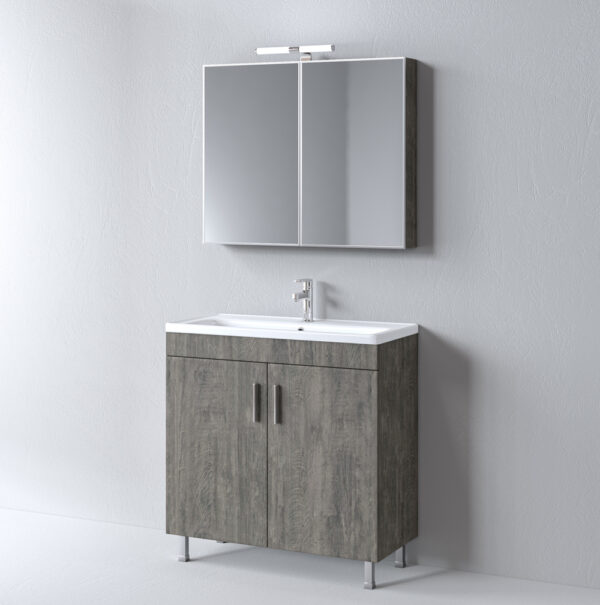 Σετ Έπιπλο Μπάνιου - SKOPELOS Berlin 80 9SSK080BE0W Πάγκος 78x36x83