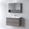 Σετ Έπιπλο Μπάνιου - SOFT GREY 100 (Anthracite) 9SSO100AO0W Πάγκος 97X45X60