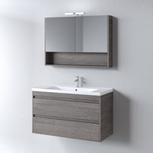 Σετ Έπιπλο Μπάνιου - SOFT GREY 100 (Anthracite) 9SSO100AO0W Πάγκος 97X45X60