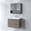 Σετ Έπιπλο Μπάνιου - SOFT GREY 80 (Anthracite) 9SSO080AO0 Πάγκος 78X45X60