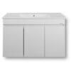Σετ Έπιπλο Μπάνιου - OMEGA WHITE 85 9SOM085GLNW Πάγκο 82x44x60