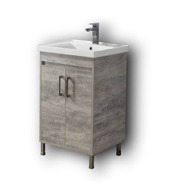 Σετ Έπιπλο Μπάνιου - SAVINA CEMENT 55 9SSA055CE0W Πάγκος 51x44x83cm