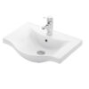 Σετ Έπιπλο Μπάνιου - SIENA WHITE 55 9SSI055GL0W Πάγκο 51x34x83cm