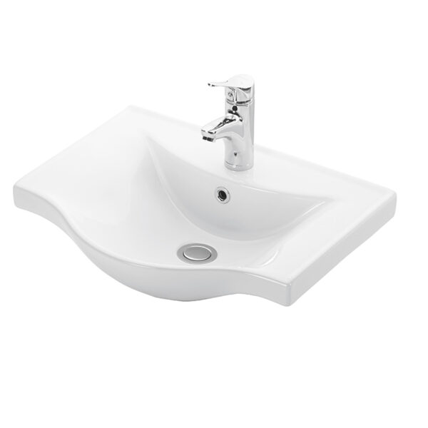 Σετ Έπιπλο Μπάνιου - SIENA WHITE 55 9SSI055GL0W Πάγκο 51x34x83cm