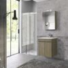 Σετ Έπιπλο Μπάνιου - OMEGA GREY OAK 55 9SOM055GONW Πάγκο 51x44x60