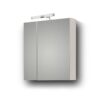Σετ Έπιπλο Μπάνιου - OMEGA WHITE 65 9SOM065GLNW Πάγκο 62x44x57cm