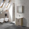Σετ Έπιπλο Μπάνιου - SIENA HARMONY NEW 55 9SSI055HN0W Πάγκο 51x34x83cm