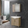Σετ Έπιπλο Μπάνιου - SIENA HARMONY NEW 75 9SSI075HN0W Πάγκο 72x34x83cm