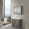 Σετ Έπιπλο Μπάνιου - SKOPELOS Berlin 80 9SSK080BE0W Πάγκος 78x36x83