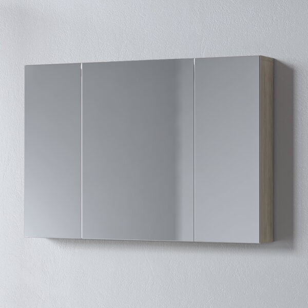 Καθρέφτης - OMEGA BEIGE OAK 85 3MOM085BO0W με ντουλάπια 80x14x65cm