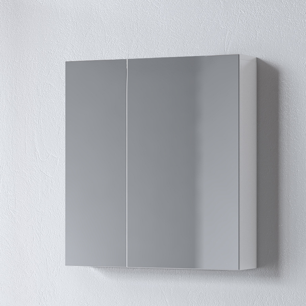 Καθρέφτης - SIENA WHITE 65 3MSI065GL0W με ντουλάπια 60x14x65cm