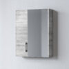 Καθρέφτης - SAVINA CEMENT 55 3MSA055CE0W με ντουλάπια 51x14x65cm
