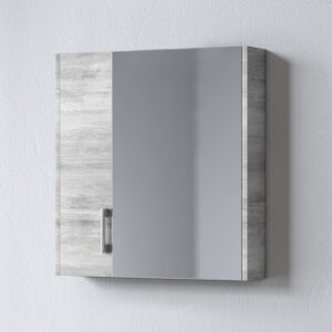 Καθρέφτης - SAVINA CEMENT 65 3MSA065CE0W με ντουλάπια 61x14x65cm