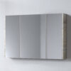 Καθρέφτης - SAVINA NATURAL OAK 100 3MSA100NO0W με ντουλάπια 97x14x65cm