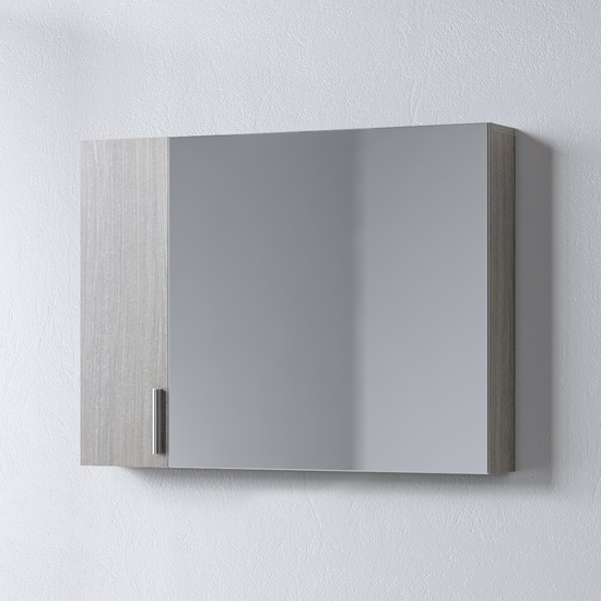Καθρέφτης - SIENA HARMONY NEW 90 3MSI090HN0W με ντουλάπια 87.5x14x65cm