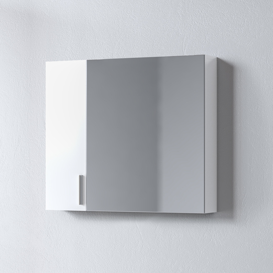 Καθρέφτης - SIENA WHITE 75 3MSI075GL0W με ντουλάπια 75x14x65cm