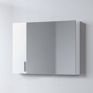 Καθρέφτης - SIENA WHITE 90 3MSI090GL0W με ντουλάπια 87.5x14x65cm