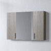 Καθρέφτης - SIENA SONOMA DARK 100 3MSI100SD0W με ντουλάπια 96x14x65cm