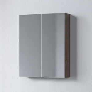 Καθρέφτης - SIENA SONOMA DARK 55 3MSI055SD0W με ντουλάπια 52x14x65cm