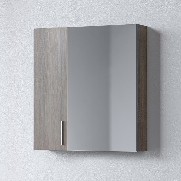 Καθρέφτης - SIENA SONOMA DARK 65 3MSI065SD0W με ντουλάπια 60x14x65cm