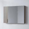 Καθρέφτης - SIENA SONOMA DARK 90 3MSI090SD0W με ντουλάπια 87.5x14x65cm