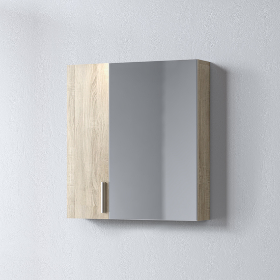 Καθρέφτης - SIENA SONOMA 65 3MSI065SN0W με ντουλάπια 60x14x65cm