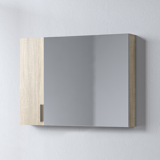 Καθρέφτης - SIENA SONOMA 90 3MSI090SN0W με ντουλάπια 87.5x14x65cm