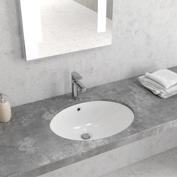 Νιπτήρας υποκαθήμενος HILTON 1015 KARAG 46x37x20,5cm