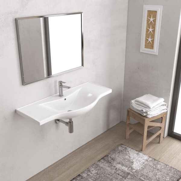 Νιπτήρας αναρτώμενος BASIC 7100 KARAG 100x45x17,5cm