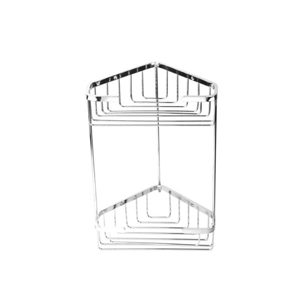 Διπλό γωνιακό καλάθι σχαρωτό HOTEL BB-107D KARAG 17x23x34cm