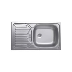 Νεροχύτης κουζίνας λείος DR43/76.H FERRO 76x43,5cm